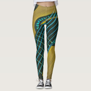 Rock guitar player leggings