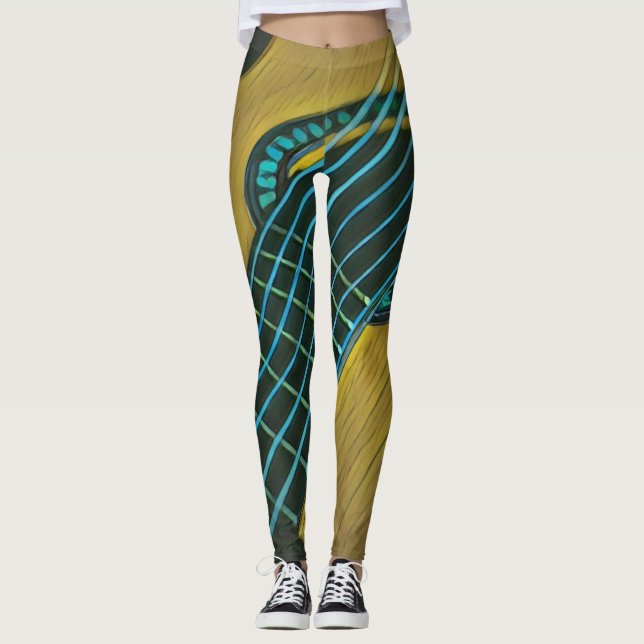 Rock guitar player leggings (Front)