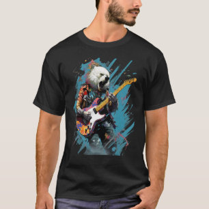 Rock Guitar Polar Bear Guitarist T-Shirt