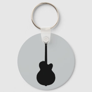 rock guitar vector key ring