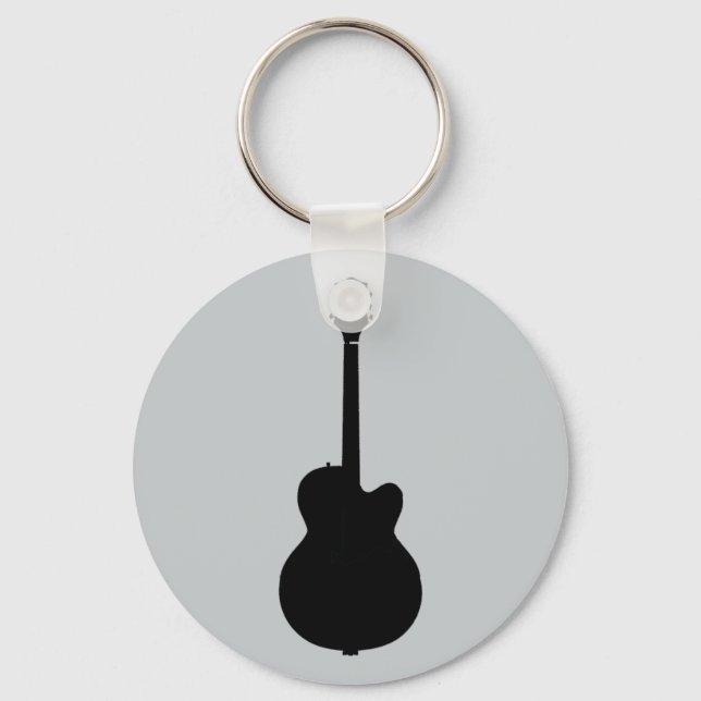 rock guitar vector key ring (Front)