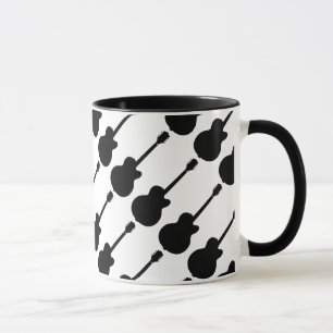 rock guitar vector mug