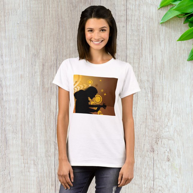 Rock Guitarist Rocker Musician T-Shirt (Creator Uploaded)
