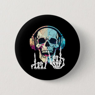 Rock Hand Halloween Costume Cool Rock Music Rocker 6 Cm Round Badge