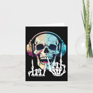 Rock Hand Halloween Costume Cool Rock Music Rocker Card