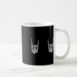 Rock Hand Lazy Halloween Costume Cool Bones 1 Coffee Mug