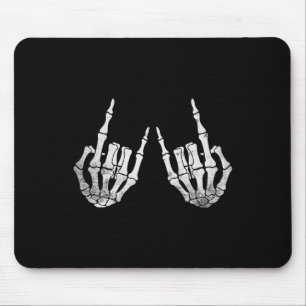 Rock Hand Lazy Halloween Costume Cool Bones Mouse Pad