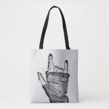 Rock Hand Totes