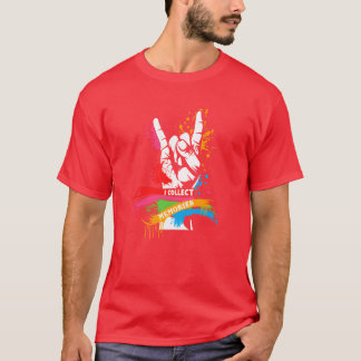 Rock hands I collect memories vintage T-Shirt