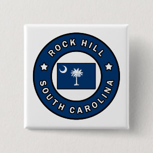 Rock Hill South Carolina 15 Cm Square Badge