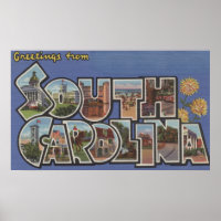 Rock Hill, South Carolina - Large Letter Scenes