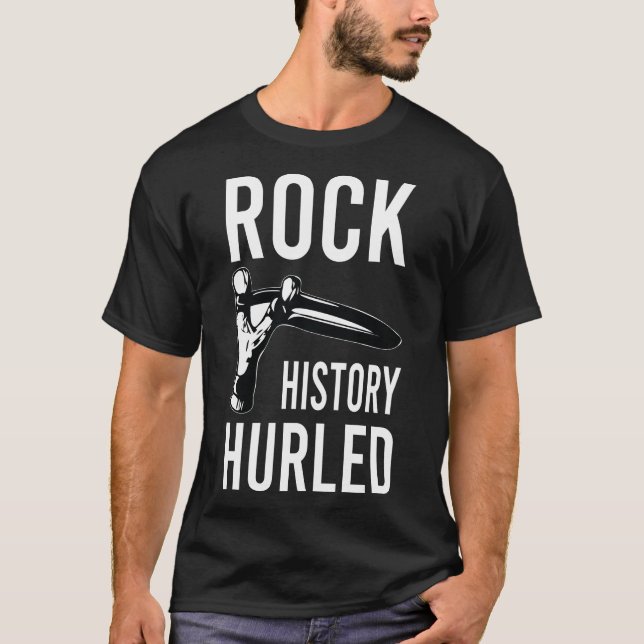 Rock History Hurled - Punk Rock T-Shirt (Front)