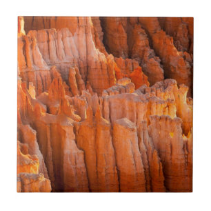 Rock Hoodoos in Morning Light Ceramic Tile