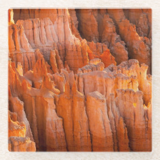 Rock Hoodoos in Morning Light Glass Coaster