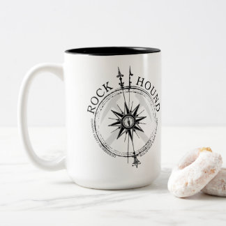 Rock Hound: Certified Rock Collector Two-Tone Coffee Mug