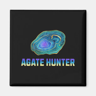 Rock Hunting Rock Collector Agate Geology Agate Hu Magnet