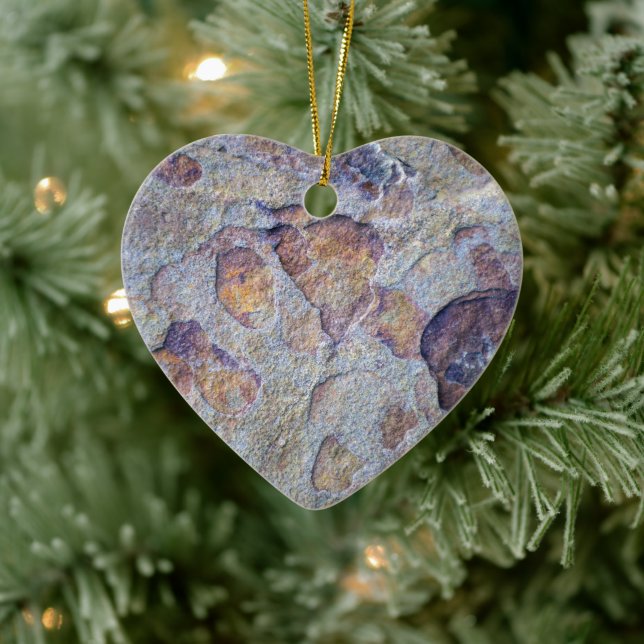 Rock Iron Ore Stone Ceramic Ornament (Tree)
