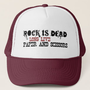 Rock Is Dead Trucker Hat