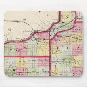 Rock Island, Henry, Mercer counties Mouse Pad