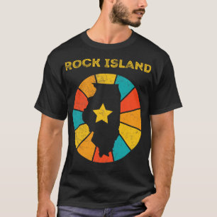 Rock Island Illinois Vintage Distressed Souvenir 1 T-Shirt