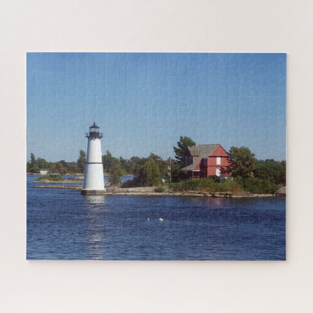 Rock Island Light Jigsaw Puzzle (Horizontal)