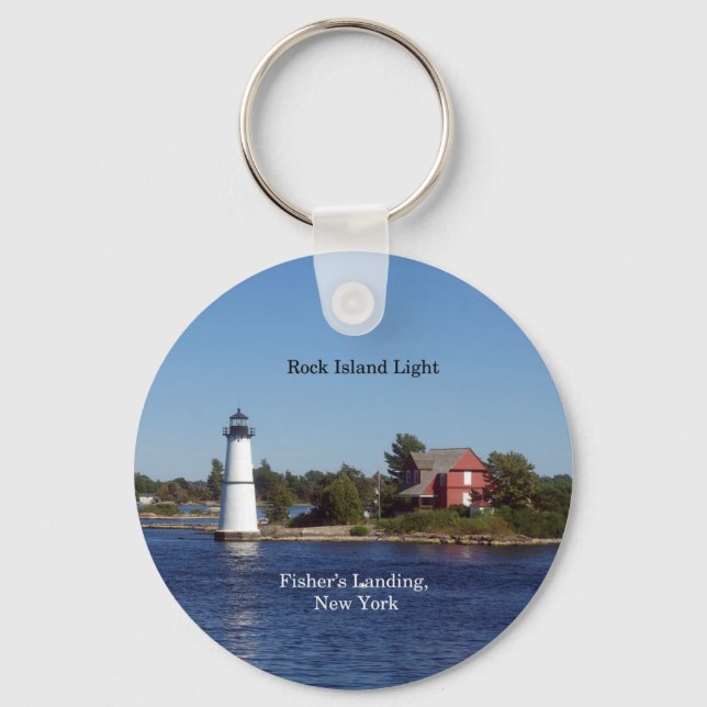 Rock Island Light key chain (Front)