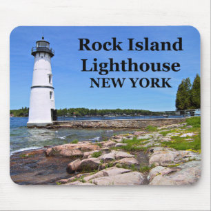 Rock Island Lighthouse, New York Mousepad