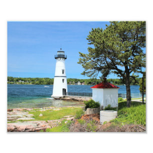 Rock Island Lighthouse, New York Photo Print