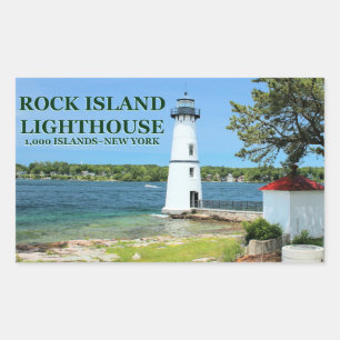 Rock Island Lighthouse, New York Stickers