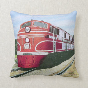 Rock Island Railroad Locomotive Cushion