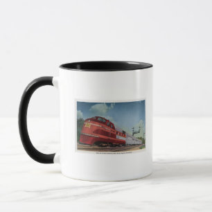 Rock Island RocketStreamlined Train Mug
