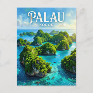 Rock Islands Palau Postcard
