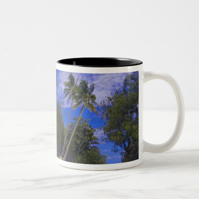 Rock Islands Palau Two-Tone Coffee Mug (Right)
