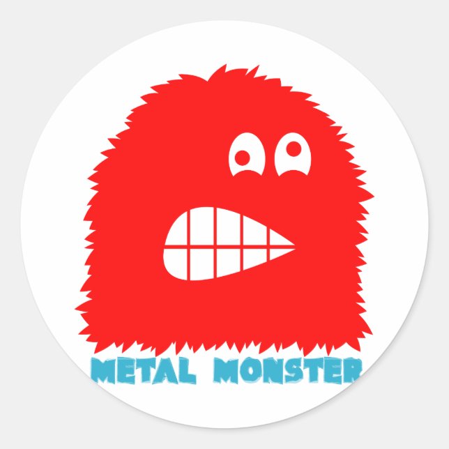 Rock=Life 'Metal Monster' Sticker (Front)