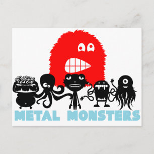 Rock=Life 'Metal Monsters' Postcard