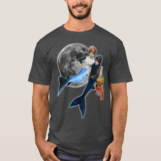 rock lobster moon mermaids T-Shirt
