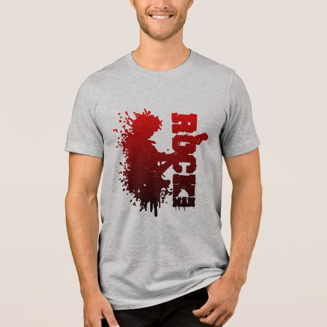 Rock Man Tri-Blend Shirt (Front)