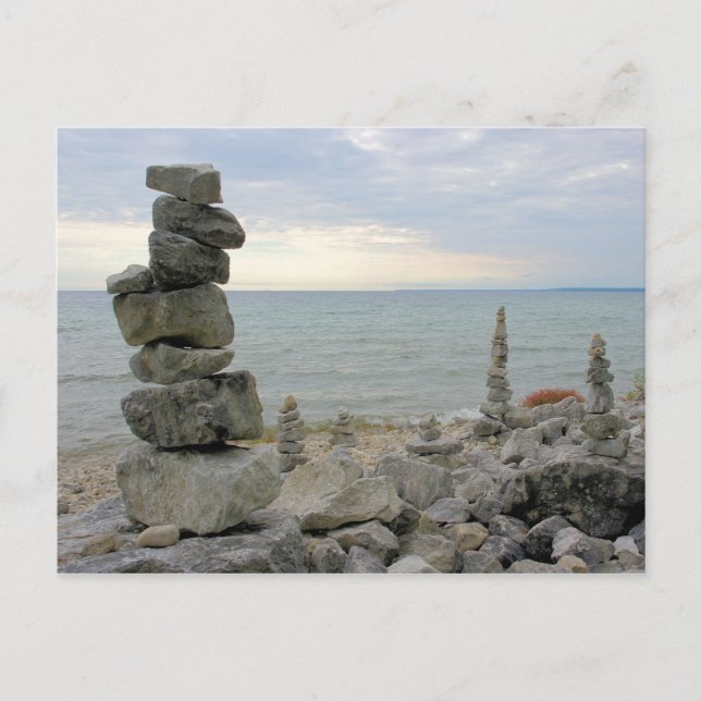 Rock Monuments of Mackinac Island, MI - Postcard (Front)