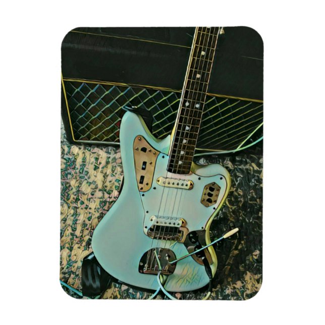 rock music gift for him her magnet (Vertical)