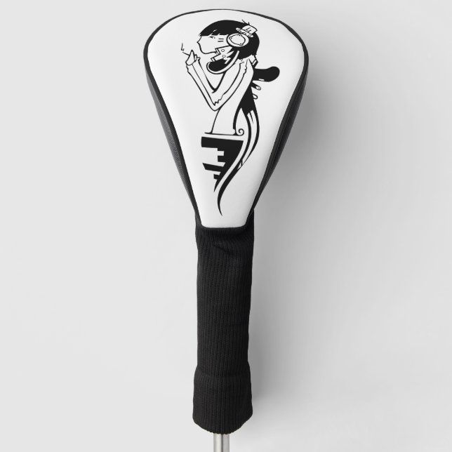 Rock-music Golf Head Cover (Front)