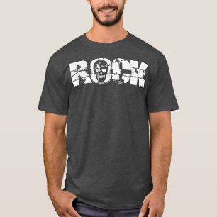 Rock Music Lover Skull Skeleton Guitarist Guitar P T-Shirt