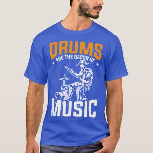 Rock Music Percussion Drums Music Drummer T-Shirt