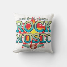Rock Music Soul Cushion