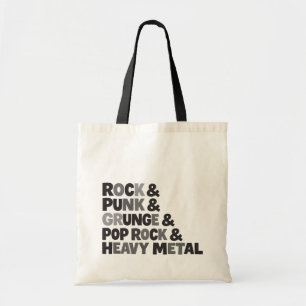 Rock Music Tote Bag