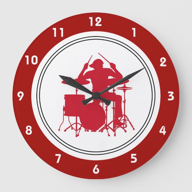 Rock Music Wall Clocks (Front)