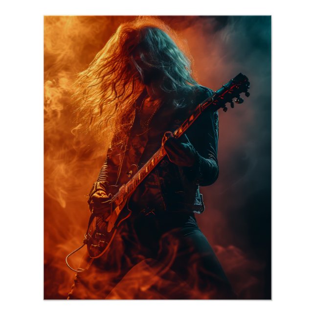 Rock Musician Poster (Front)