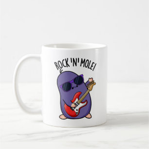 Rock N Mole Funny Animal Pun Coffee Mug