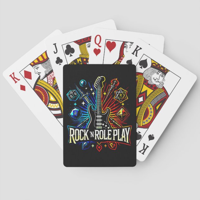 ROCK 'N ROLE PLAY PLAYING CARDS (Back)