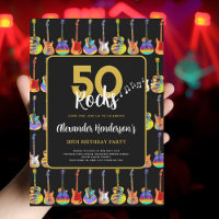 Rock n Roll 50th Birthday Party 