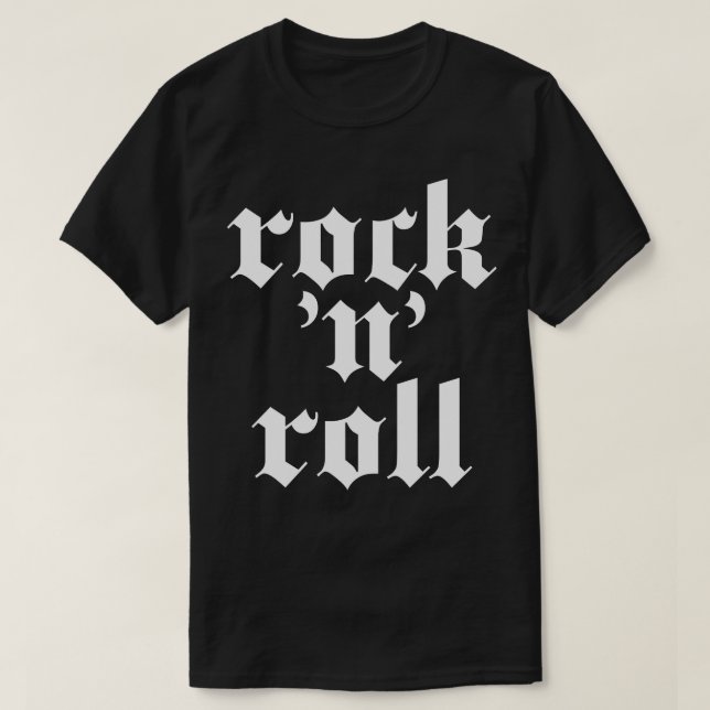 rock n roll 7 T-Shirt (Design Front)